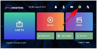 IPTV Smarters Player Firestick setup EPG update settings screen