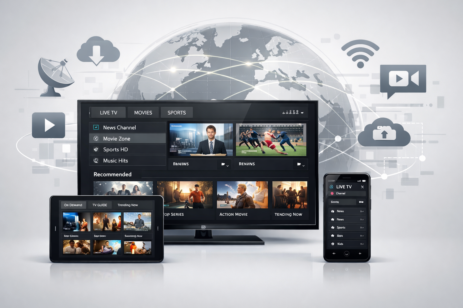 iptv providers comparison displayed across multiple streaming devices