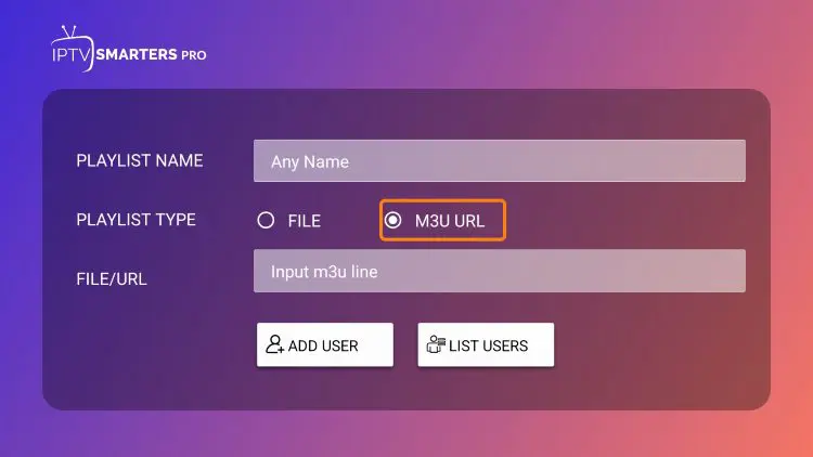 IPTV Smarters Pro setup: user added successfully confirmation message
