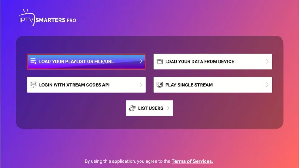 IPTV Smarters Player Firestick setup using M3U playlist URL